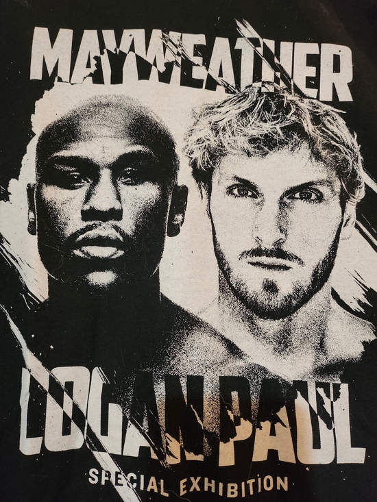 Gildan Other - Gildan Black T-Shirt Mayweather vs Logan Paul Graphic Tee